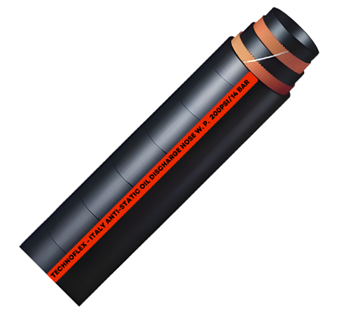Anti- Static Oil Discharge Hose - 14 BAR