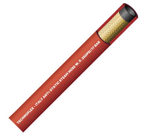 Anti-static Steam Hose - 17 BAR